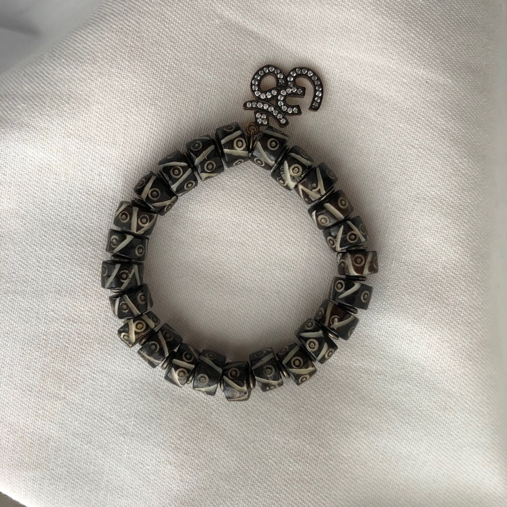 Om symbol beaded bracelet